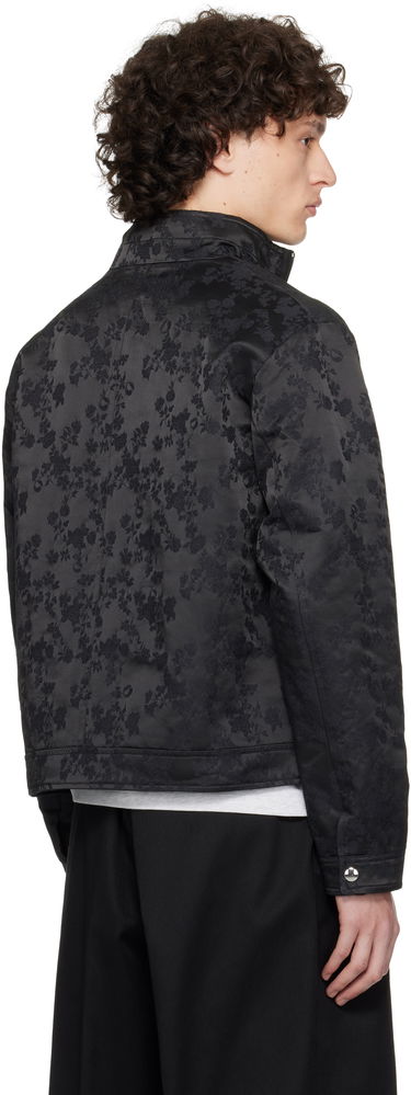 Bomberjakke Coperni Coperni Jacquard Zip-Up Jacket Sort | COPOW39F2033MEN, 2
