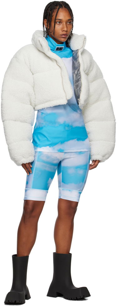 Sweater VETEMENTS VTMNTS Turtleneck Clouds Print Blå | VL14TO300S, 3
