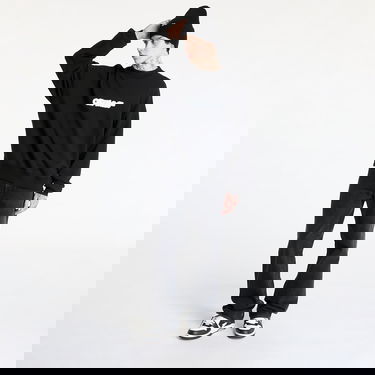 Sweatshirt Off-White Off-White Spray Arrow Skate Crewneck Sort | OMBA054S25FLE0041001, 3