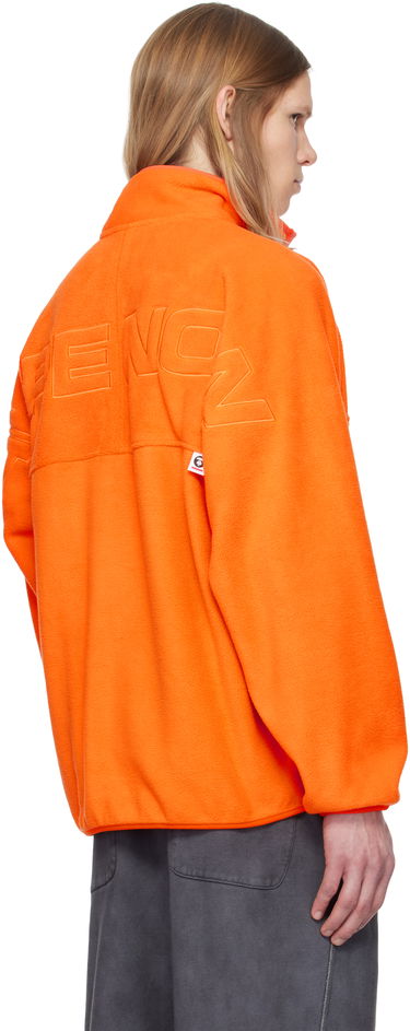 Sweater AAPE by A Bathing Ape AAPE by A Bathing Ape 'AAPE NOW' Fleece Pullover Orange | AAPSWMB322XXNORX, 2