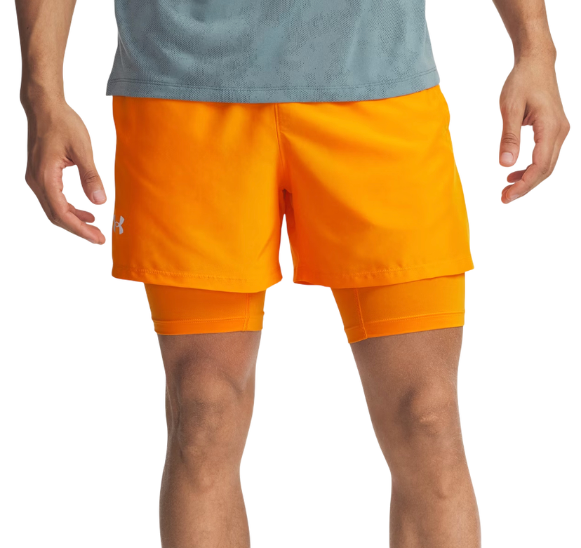 Shorts Under Armour LAUNCH 5'' 2-IN-1 SHORTS Orange | 1382640-793