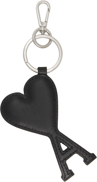 Nøgleringe AMI AMI de Coeur Leather Keychain Beige | UKR915.853, 4