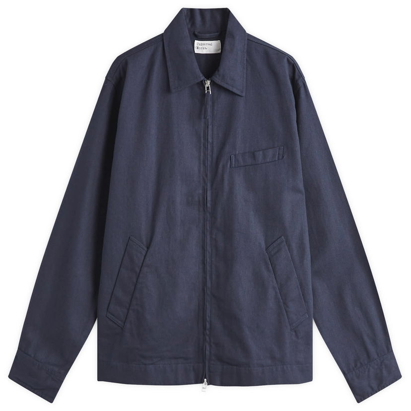 Jakke Universal Works Universal Works Windcheater Jacket, Size Large Mørkeblå | P31121-NVY
