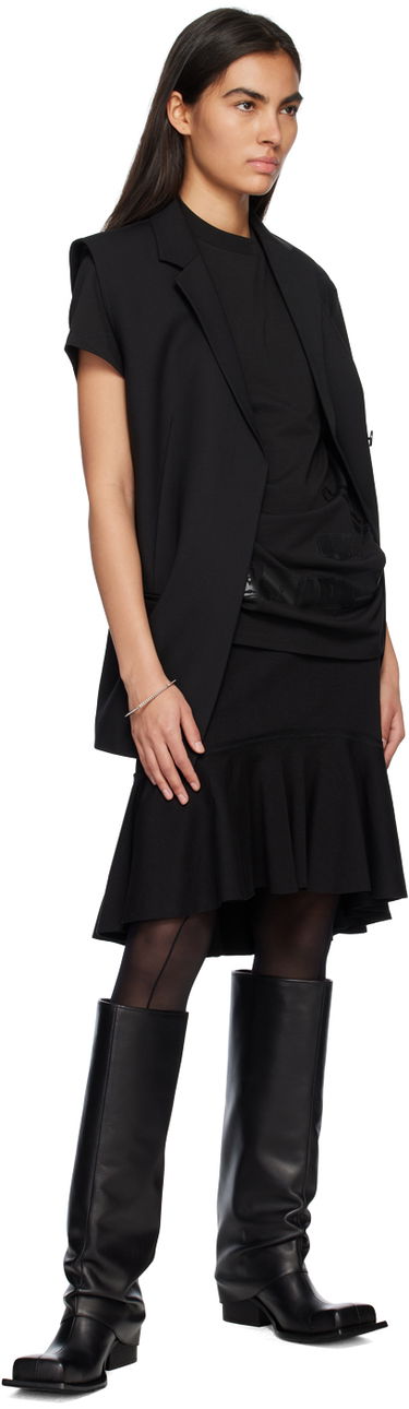 T-shirt We11done Graphic Print T-shirt Sort | WD-TT1-23-798-U-BK, 3