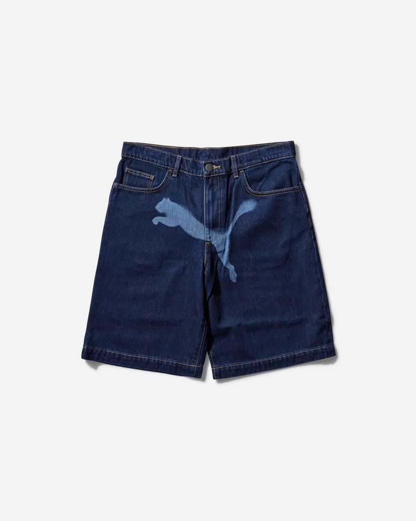 Shorts Puma Denim Shorts Blå | 631066-01