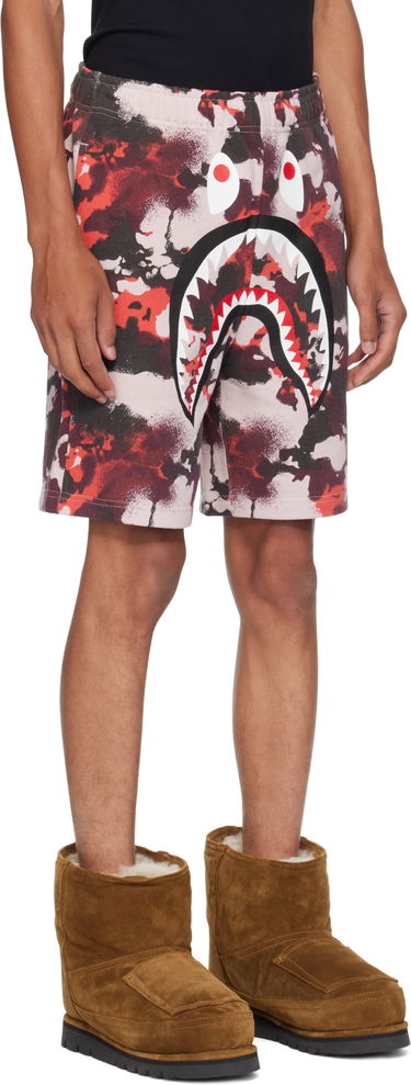 Shorts BAPE Map Camo Regular Fit Shark Sweat Shorts Grøn | 001SPL301001M, 4