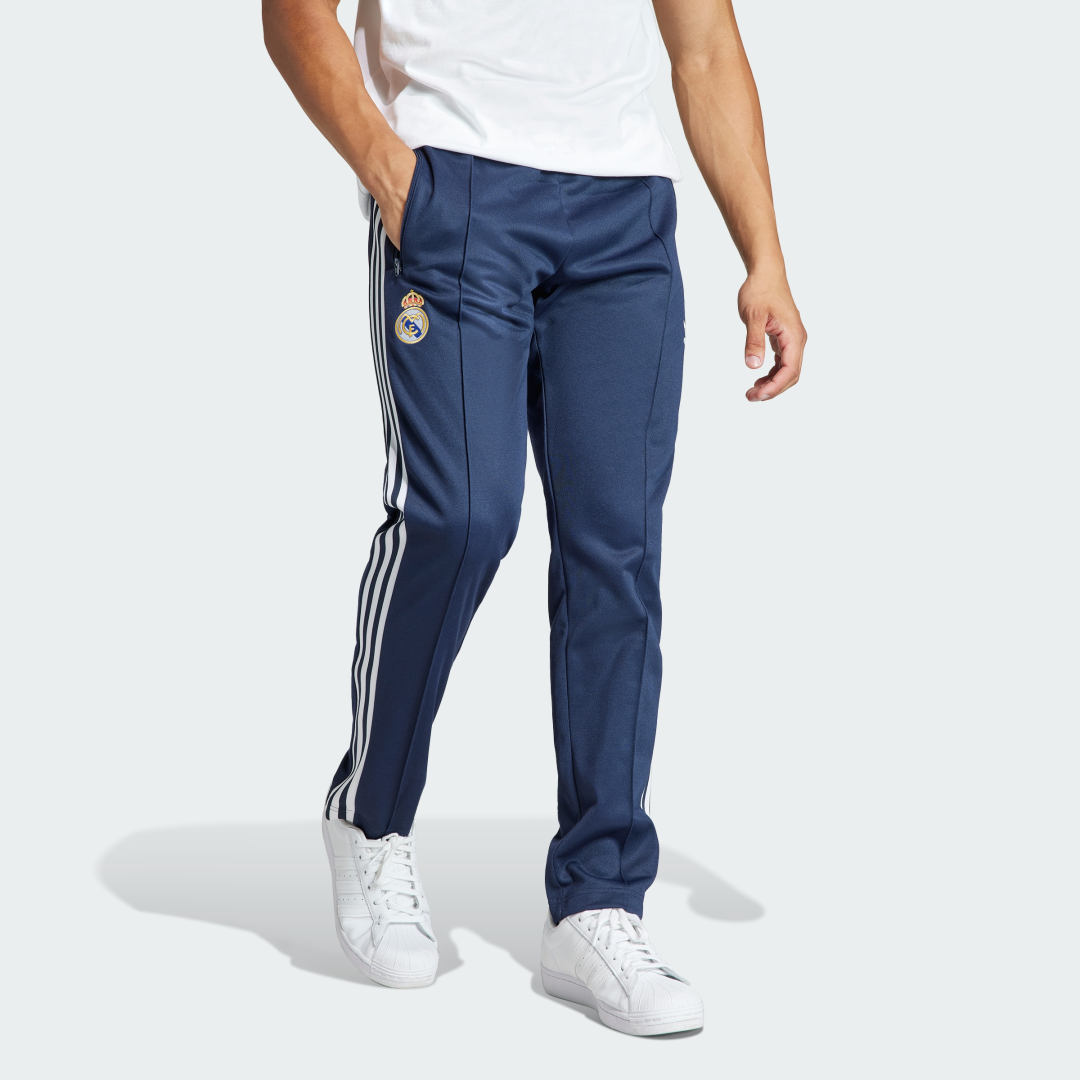 Joggingbukser adidas Performance Real Madrid Beckenbauer Tracksuit Bottoms Mørkeblå | IL1024, 0