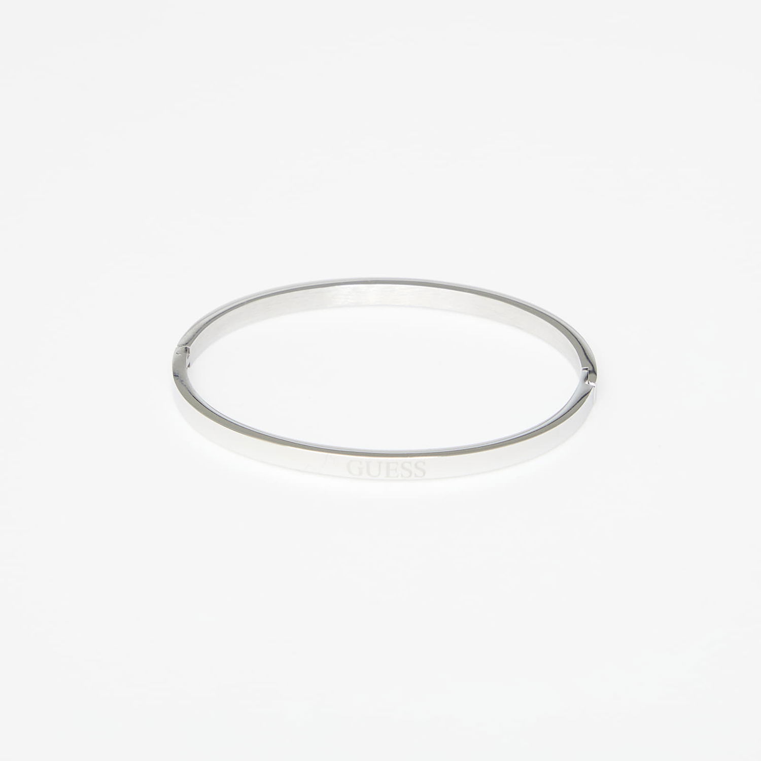Armbånd GUESS Color My Day Rhinestone Hinged Bangle Bracelet Metalisk | JUBB02248JWRH-SILVER, 1