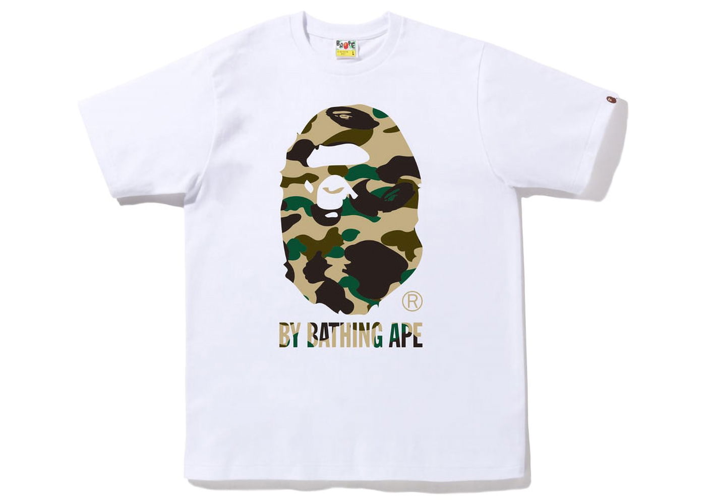 T-shirt BAPE 1st Camo By Bathing Ape Tee Hvid | 1I80-110-009, 0