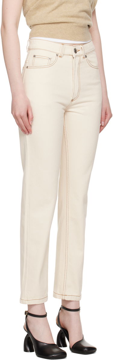 Jeans AMI AMI Paris Classic Fit Jeans Beige | FTR031.DE0039, 1