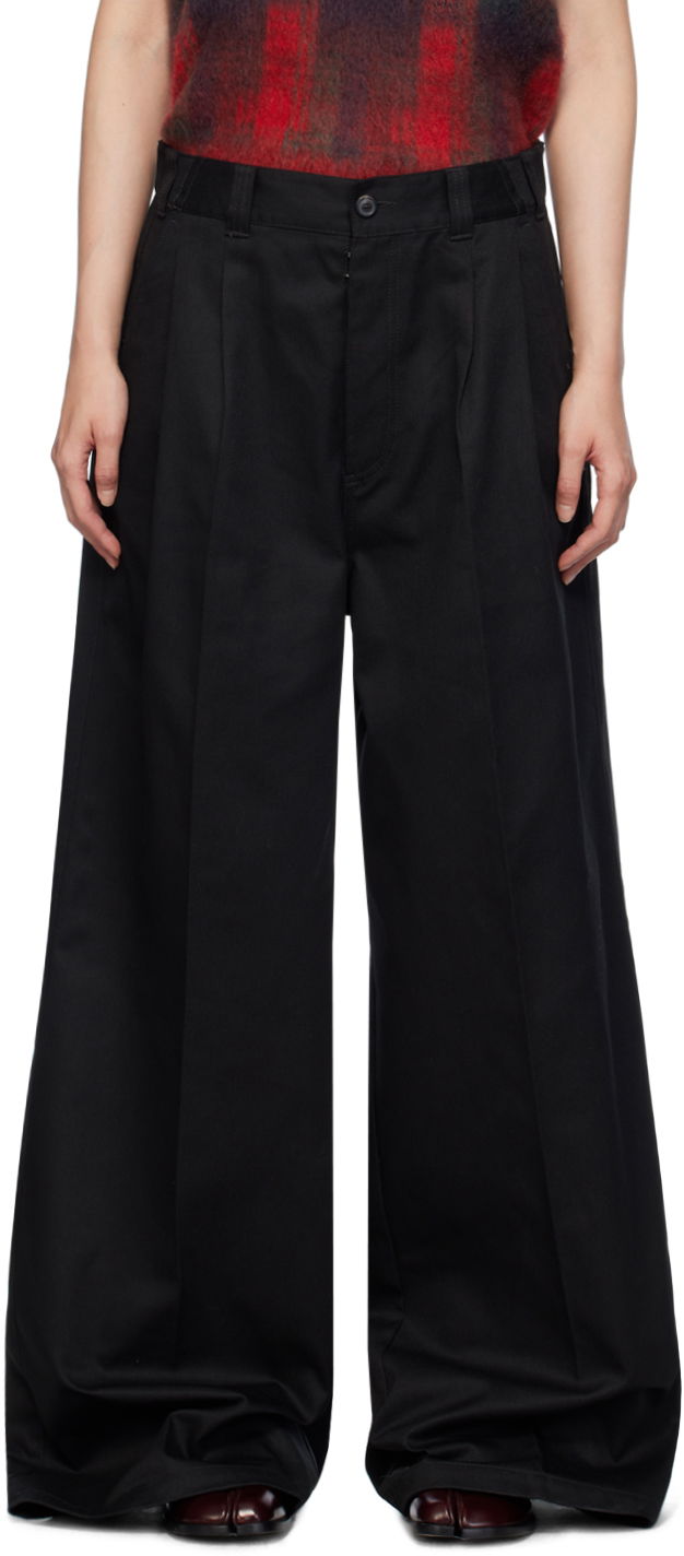 Bukser Maison Margiela Yoke Trousers Sort | S51KA0591 S54042