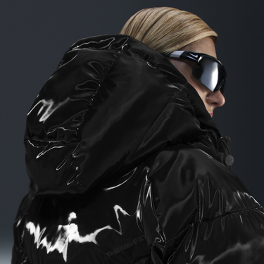 Parka Nike Parka Windpuffer Long Black Sort | FV7827-010, 2
