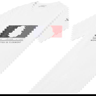 T-shirt Moncler Box Logo T-Shirt White Hvid | 8C000-19-8390T-002, 0