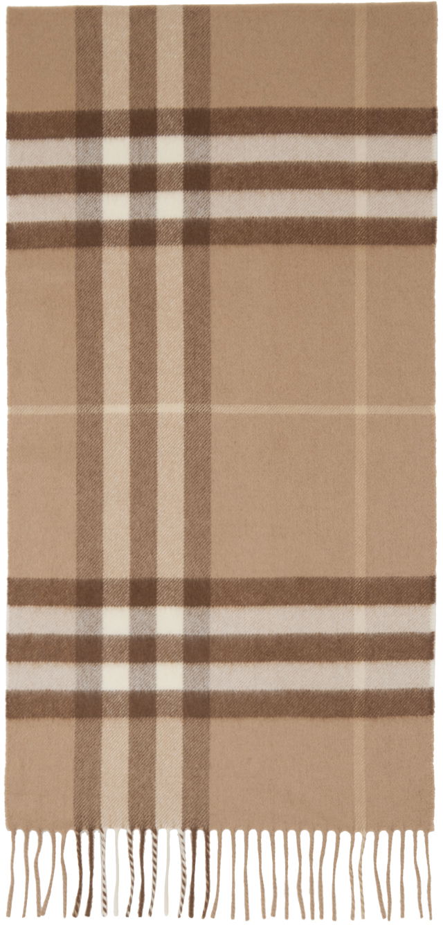 Tørklæde Burberry Classic Check Scarf Beige Beige | 8016399