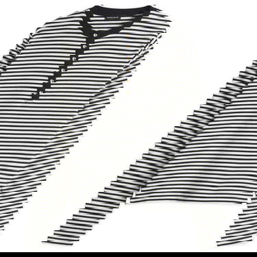 T-shirt Anine Bing Anine Bing Alessia Striped Henley Long Sleeve T-Shirt Flerfarvet | A-08-10314-MTL2, 0