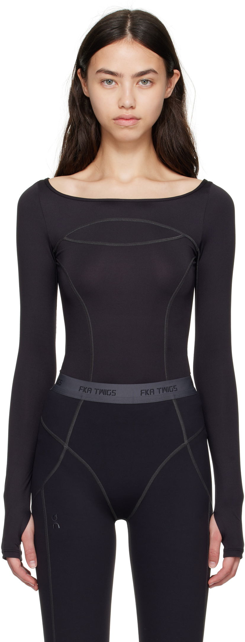 T-shirt On Running FKA twigs Edition Studio Long Sleeve Top Sort | 1WF11620553