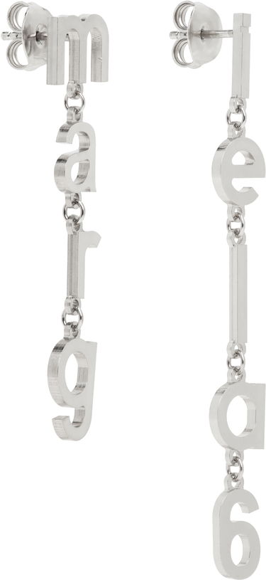 Øreringe Maison Margiela MM6 Maison Margiela Letter Logo Earrings Metalisk | SM6VG0085 P7212, 1