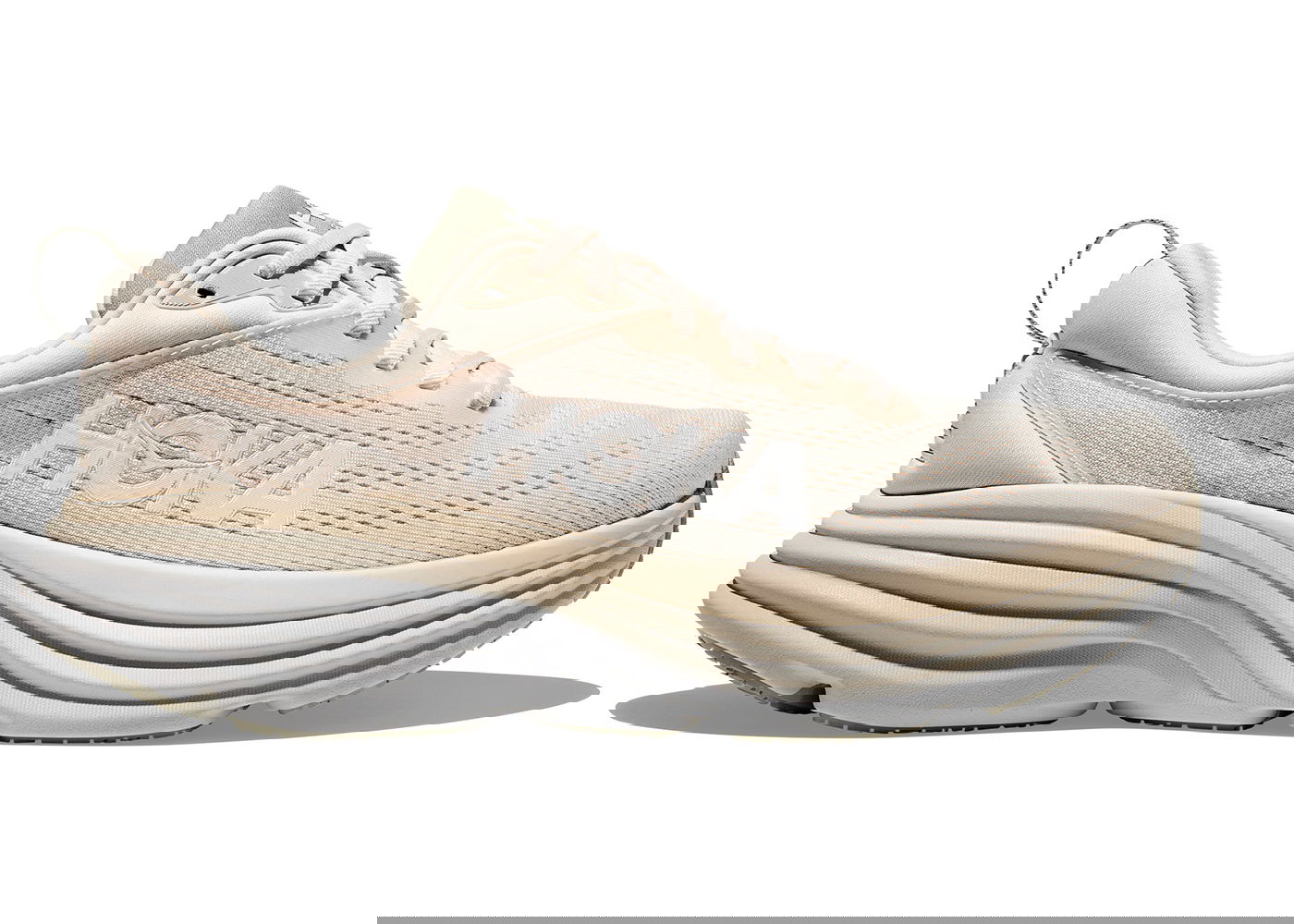 Sneakers og sko Hoka One One Bondi 8 Oat Milk Barley Grå | 1123202-OKB, 0