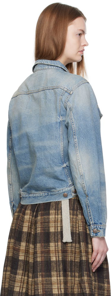 Jakke R13 R13 Wrap Around Trucker Jacket Blå | R13WD182-D343A, 2
