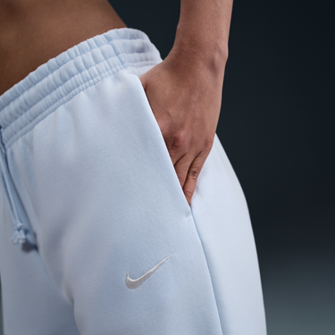 Joggingbukser Nike Sportswear Phoenix Fleece High-Waisted Loose Fit Pants Blå | FZ5996-423, 3