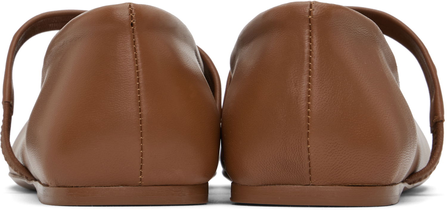 Sneakers og sko Marni Marni Mary Jane Ballerina Flats Brun | MJMS007700 P3628, 1