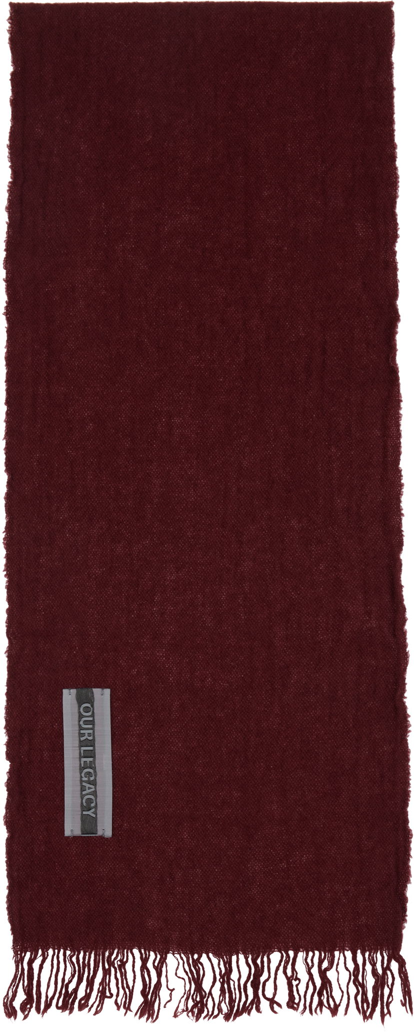 Tørklæde OUR LEGACY Our Legacy Cottage Scarf Bourgogne | A4258CCM