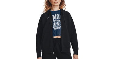 Sweatshirt Under Armour UA Rival Fleece FZ Sort | 1379497-001, 1