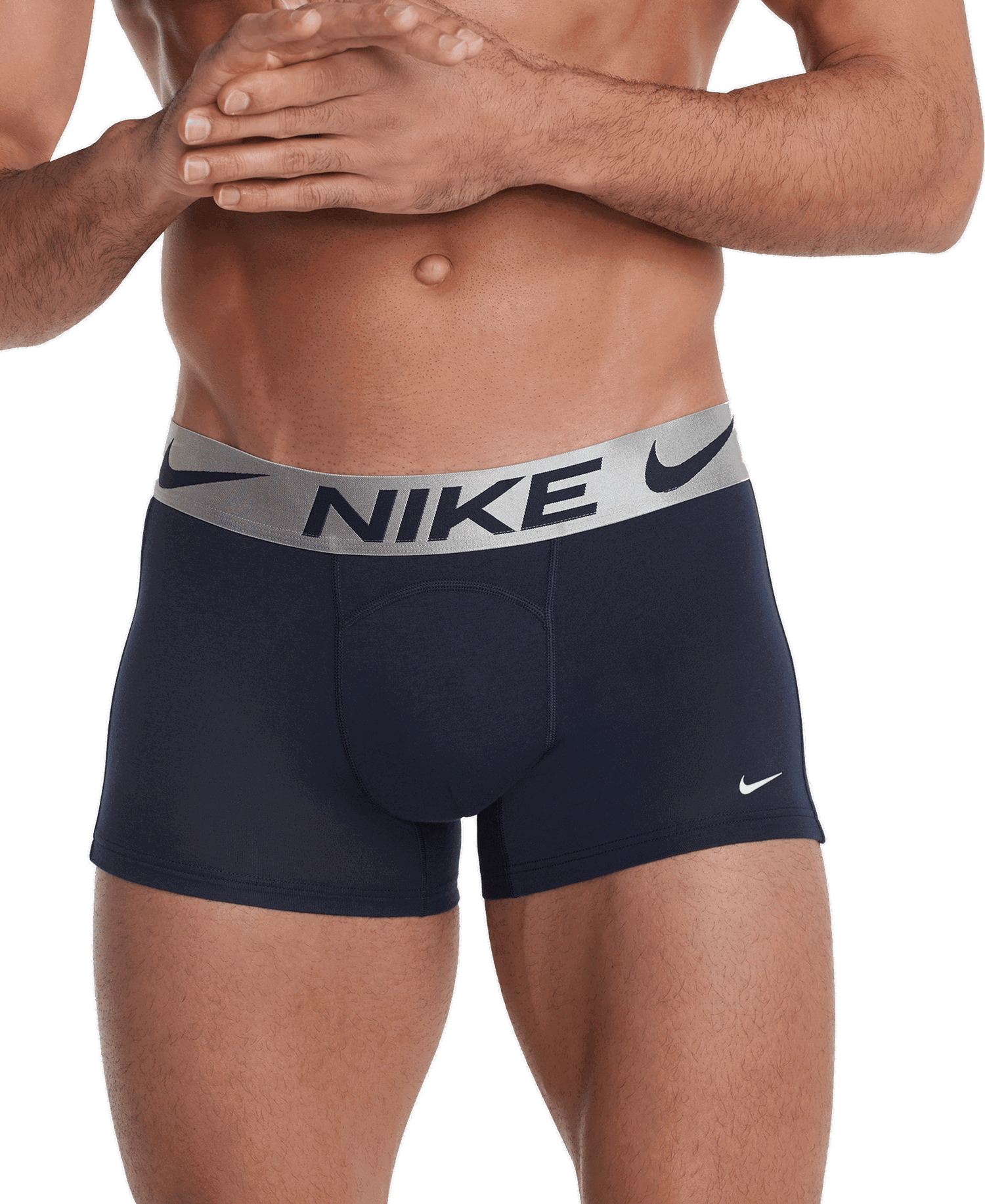 Boksere Nike Boxers Cotton Modal Long Blå | ke1021-940, 1