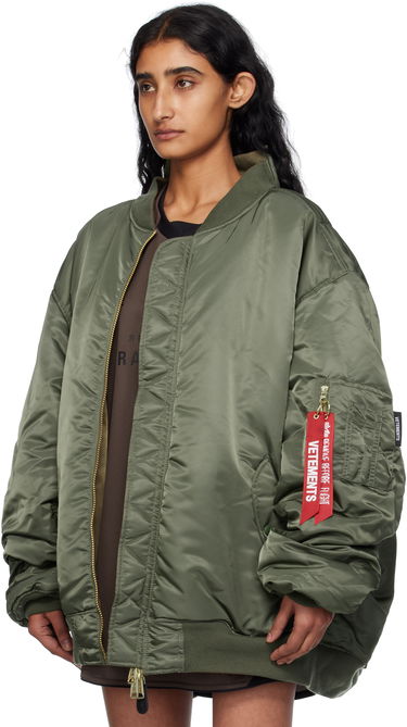 Bomberjakke VETEMENTS Vetements Alpha Industries Edition Cut-Up Reversible Jacket Grøn | UH76BO450GO, 3