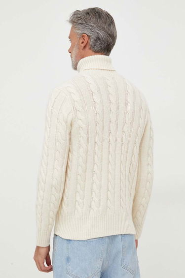 Sweater Polo by Ralph Lauren Cable-Knit Turtleneck Sweater Hvid | 710917035, 2