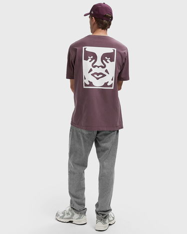 T-shirt OBEY Obey Icon Face T-Shirt Sort | 167924099-DBA, 3