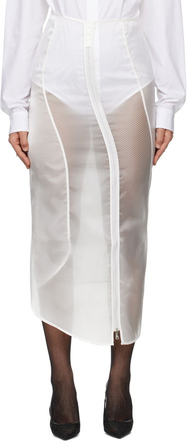 Nederdel Coperni Coperni Organza Maxi Skirt Hvid | COPJ68F3014, 0
