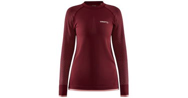 T-shirt Craft ADV Warm Fuseknit Intensity Top Bourgogne | 1909735-488718, 1