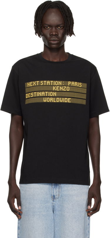 T-shirt KENZO Kenzo Paris 'KENZO City' T-Shirt Sort | FF65TS2574SG, 0