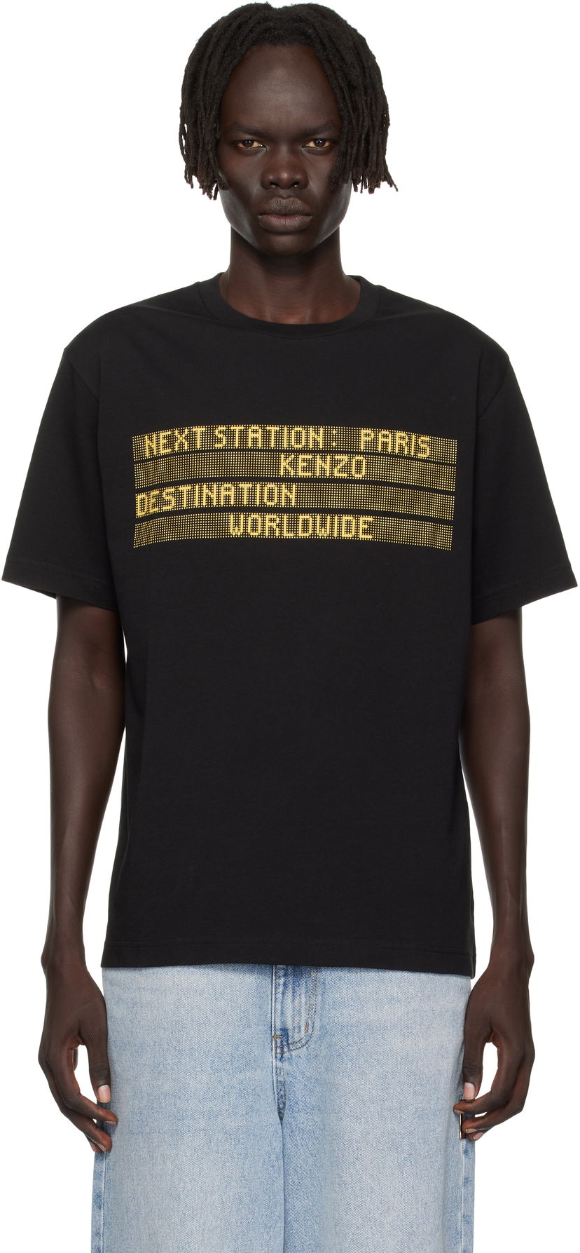 T-shirt KENZO Kenzo Paris 'KENZO City' T-Shirt Sort | FF65TS2574SG
