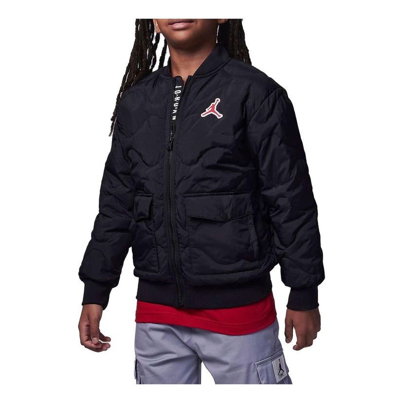 Bomberjakke Jordan Air Jordan Quilted Liner Jacket Sort | FZ6538-010