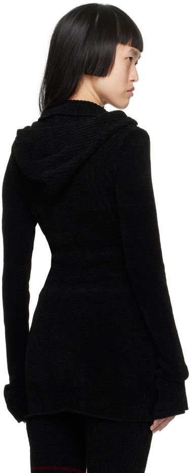 Sweater Ottolinger Ottolinger Extended Hooded Cardigan Sort | 706702, 2