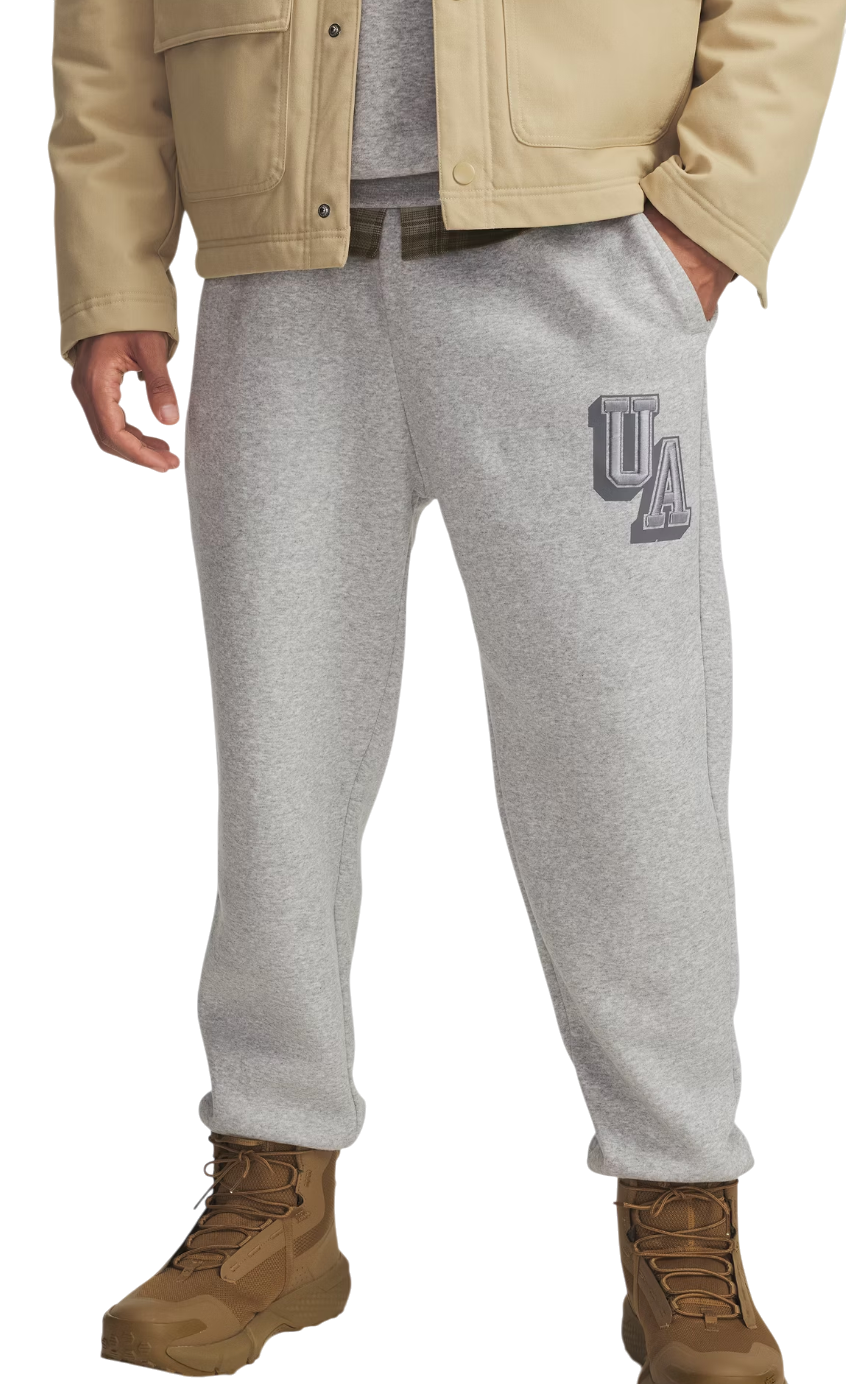 Joggingbukser Under Armour Under Armour Icon Fleece Graphic Joggers Grå | 6003934-011, 0