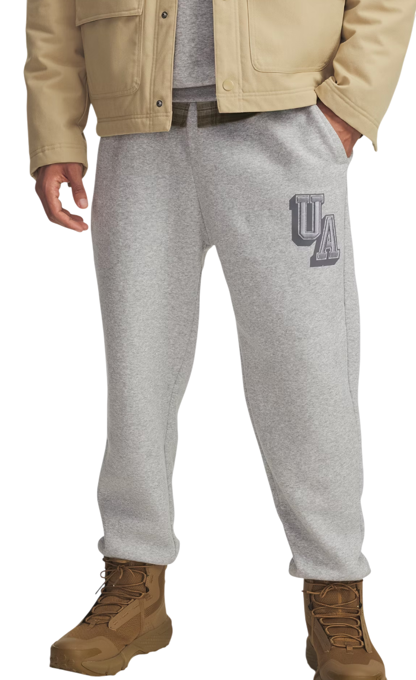 Joggingbukser Under Armour Under Armour Icon Fleece Graphic Joggers Grå | 6003934-011