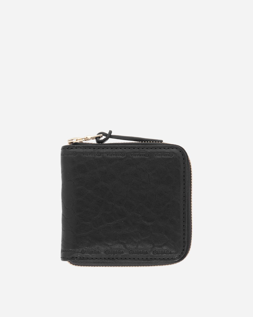 Tegnebog visvim Leather Bi-Fold Wallet Black Sort | 0124203003024 BLACK