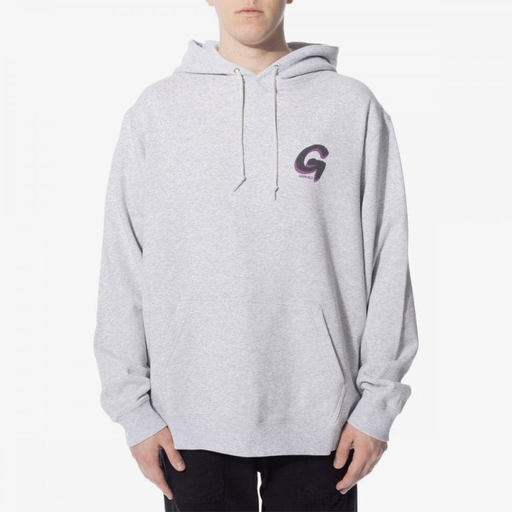 Sweatshirt GRAMICCI Big G-Logo Hooded Sweatshirt Grå | G2FU-J073 Ash Heather, 0