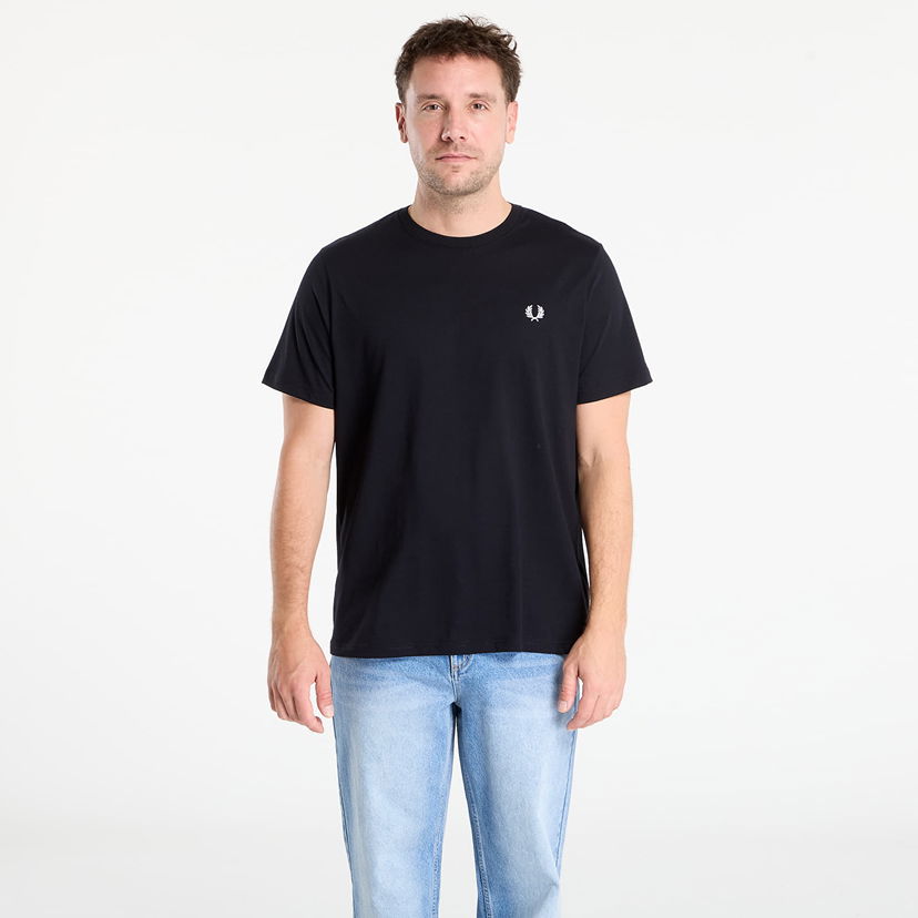 T-shirt Fred Perry Fred Perry Crew Neck T-Shirt Sort | M1600V 102