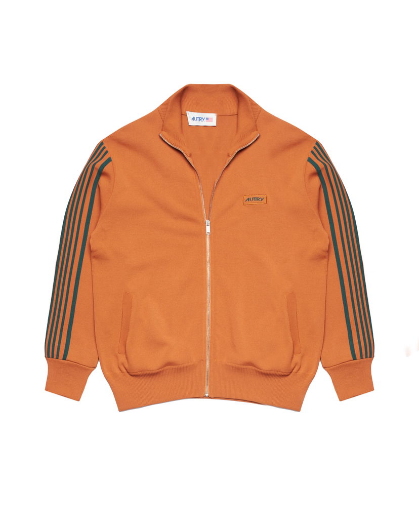 Jakke Autry Autry Knit Track Jacket Orange | JAPM24KO