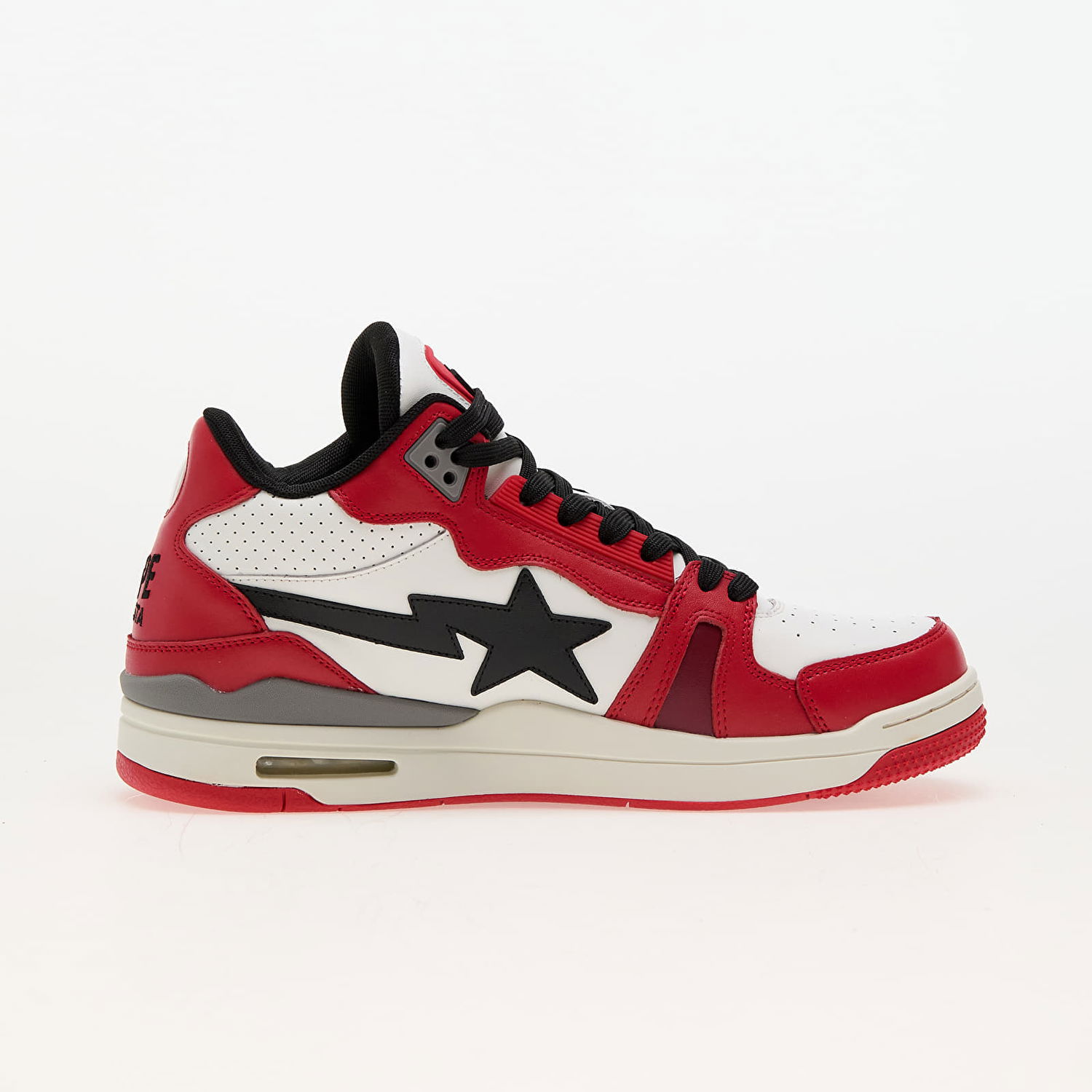 Sneakers og sko BAPE A Bathing Ape Clutch Sta #1 Mid Rød | 001FWJ801068I-RED, 1