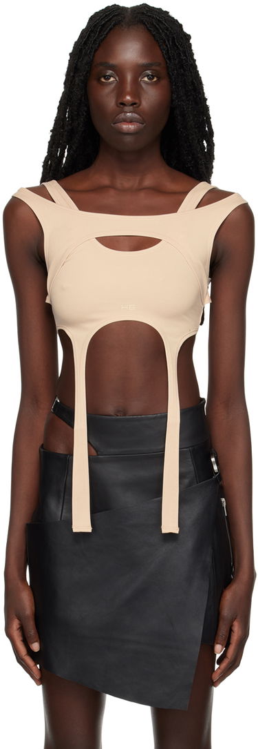 Tanktop HELIOT EMIL Harness Tank Top Beige | HE_W_13_005_P03_BE16, 0