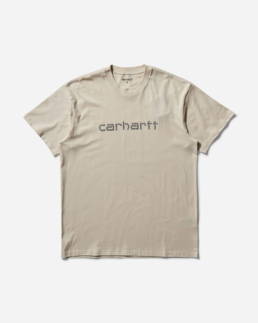 T-shirt Carhartt WIP Rivet Script T-Shirt Beige | I034396 05XX