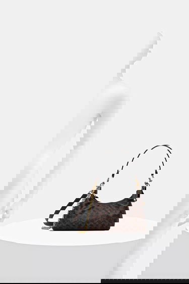 Skuldertaske Coach Juliet Monogram Crescent Shoulder Bag Brun | CAM26, 5