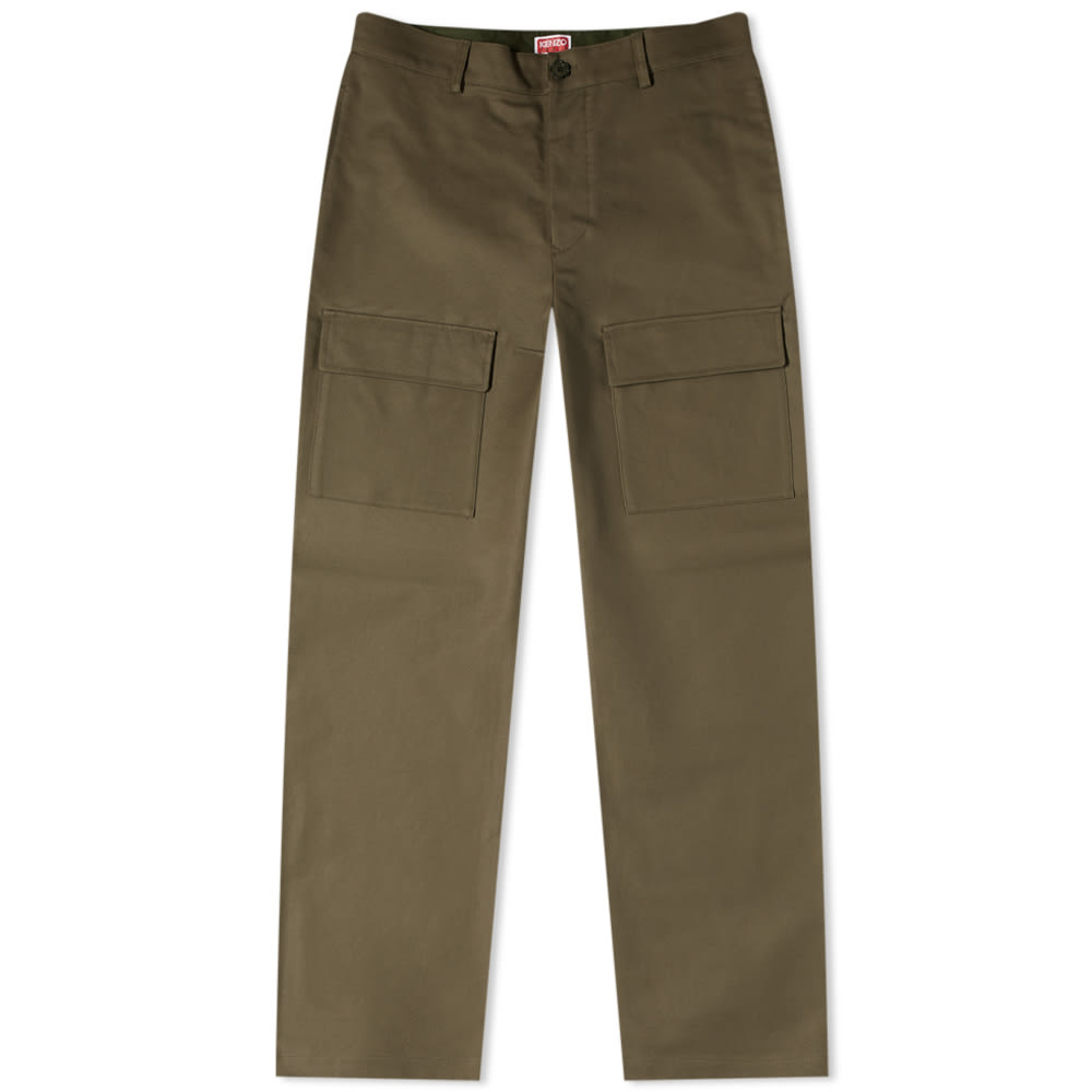 Cargo bukser KENZO Cargo Pant Dark Khaki Grøn | FC65PA2419RB51, 0