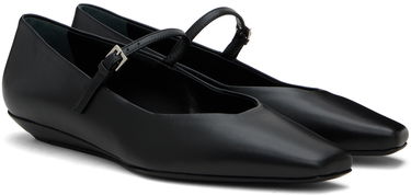Kjole Loulou de Saison Loulou de Saison Micheline Ballerina Flats Sort | MICHELINE, 3