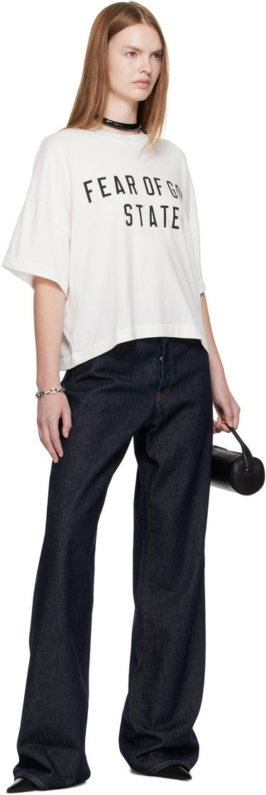 T-shirt Fear of God Fear of God ESSENTIALS Boxy T-Shirt Hvid | 125SP257164FW, 3
